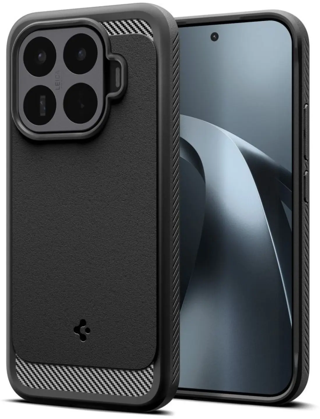 Spigen Rugged Armor Xiaomi 17T Hoesje Back Cover Zwart afbeelding 1