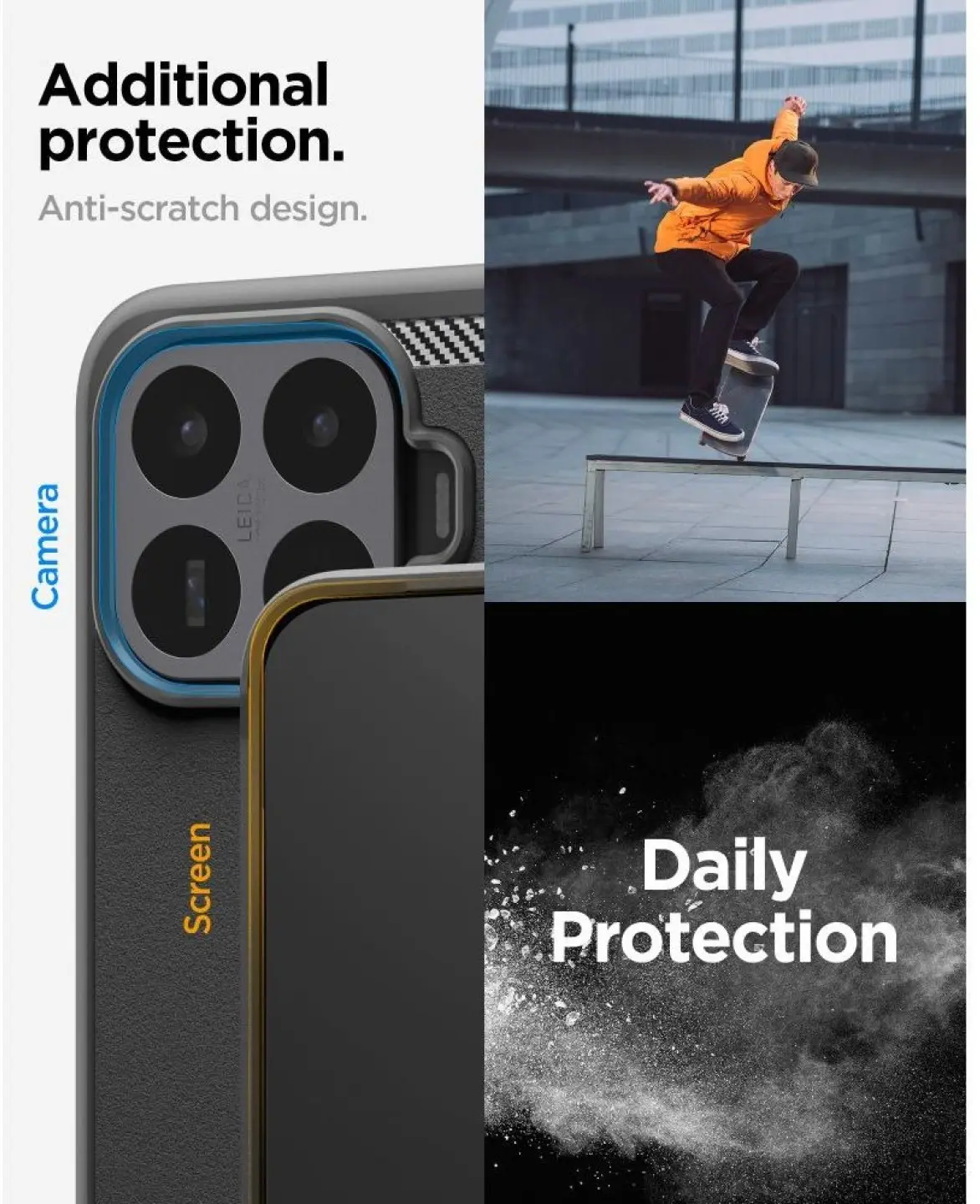 Spigen Rugged Armor Xiaomi 17T Hoesje Back Cover Zwart afbeelding 4