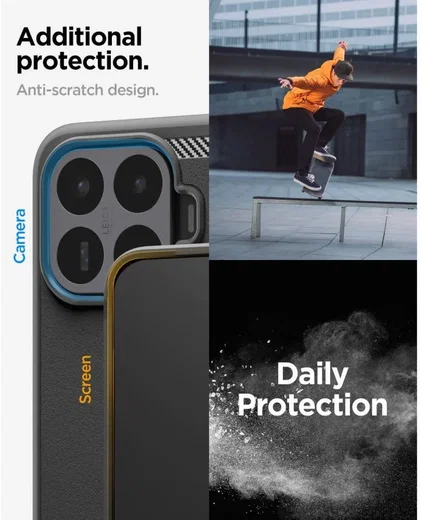 Spigen Rugged Armor Xiaomi 17T Hoesje Back Cover Zwart afbeelding 4