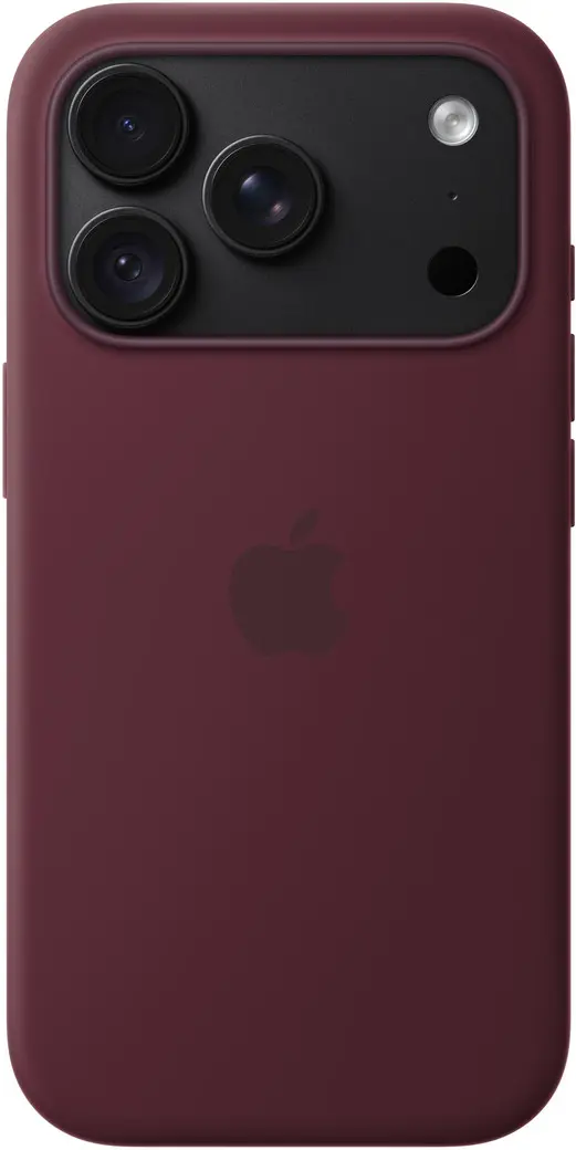 Origineel Apple iPhone 18 Pro Hoesje MagSafe Silicone Case Burgundy afbeelding 4