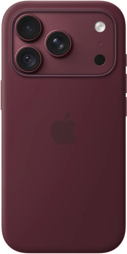 Origineel Apple iPhone 18 Pro Hoesje MagSafe Silicone Case Burgundy afbeelding 1