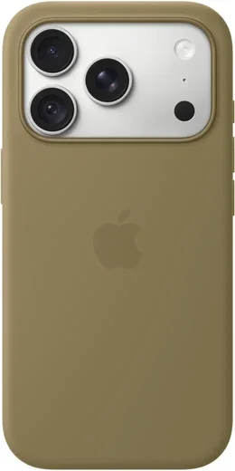 Origineel Apple iPhone 18 Pro Hoesje MagSafe Silicone Case Groen afbeelding 1