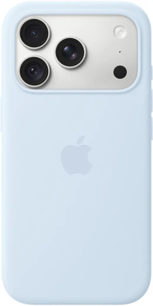 Origineel Apple iPhone 18 Pro Hoesje MagSafe Silicone Case Licht Blauw afbeelding 2