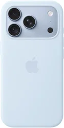 Origineel Apple iPhone 18 Pro Hoesje MagSafe Silicone Case Licht Blauw afbeelding