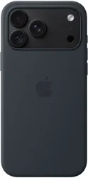 Origineel Apple iPhone 18 Pro Hoesje MagSafe Silicone Case Donker Blauw afbeelding
