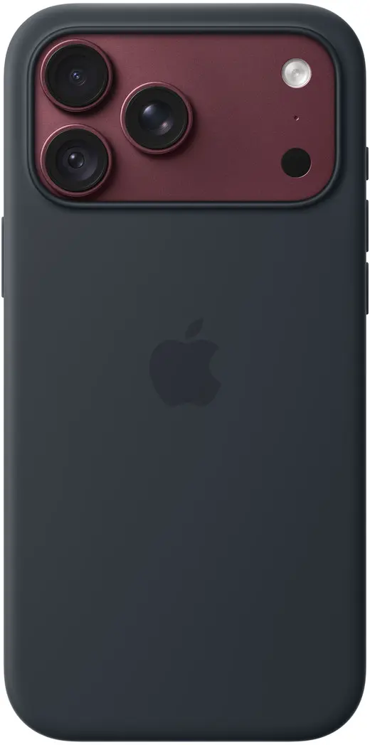 Origineel Apple iPhone 18 Pro Hoesje MagSafe Silicone Case Donker Blauw afbeelding 4