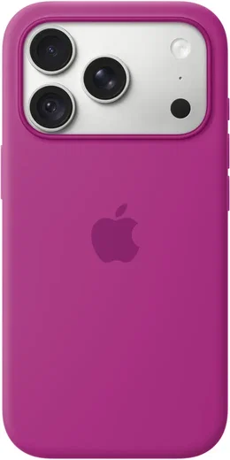 Origineel Apple iPhone 18 Pro Hoesje MagSafe Silicone Case Roze afbeelding 2