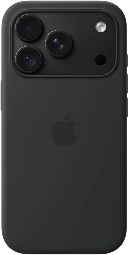 Origineel Apple iPhone 18 Pro Hoesje MagSafe Silicone Case Zwart afbeelding 1