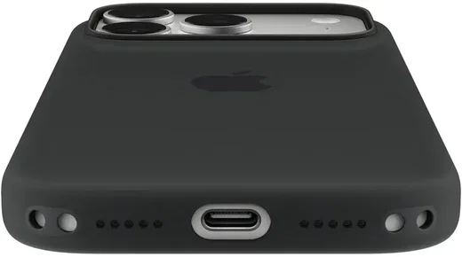 Origineel Apple iPhone 18 Pro Hoesje MagSafe Silicone Case Zwart afbeelding 6