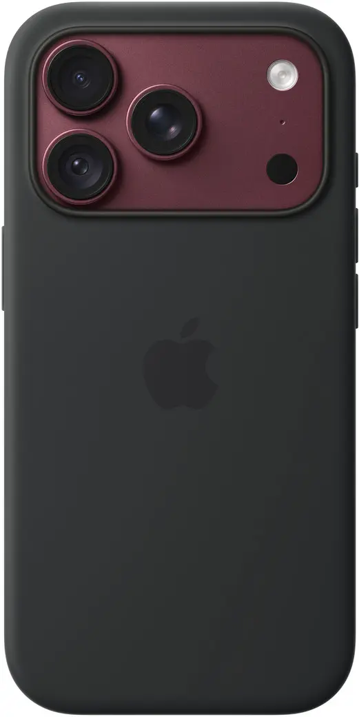 Origineel Apple iPhone 18 Pro Hoesje MagSafe Silicone Case Zwart afbeelding 2