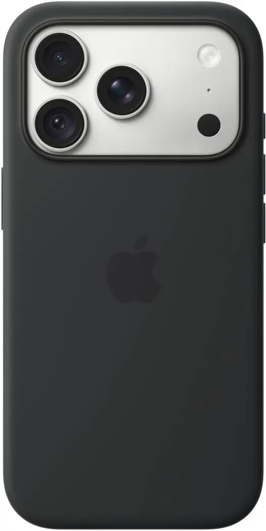Origineel Apple iPhone 18 Pro Hoesje MagSafe Silicone Case Zwart afbeelding 4