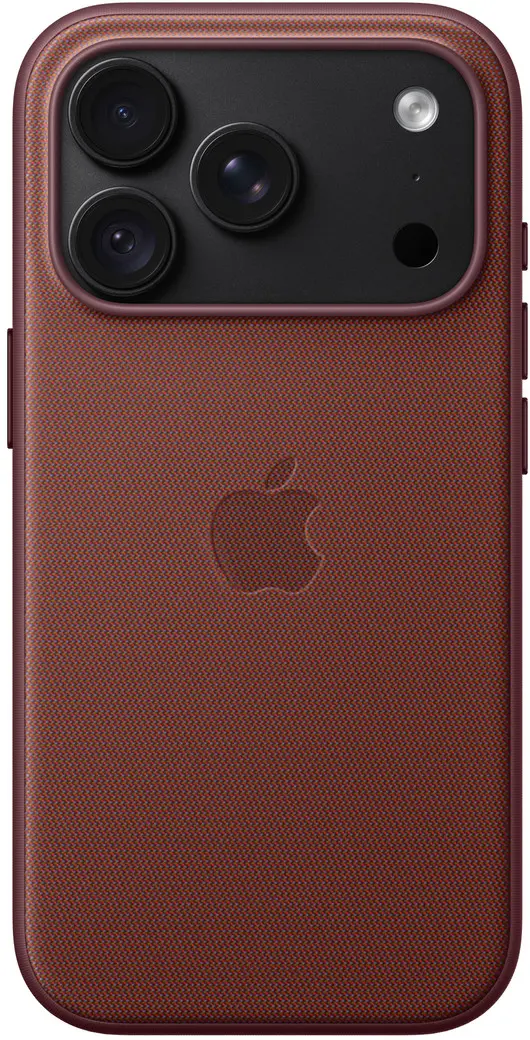 Origineel Apple iPhone 18 Pro Hoesje TechWoven Case MagSafe Back Cover Burgundy afbeelding 4