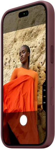 Origineel Apple iPhone 18 Pro Hoesje TechWoven Case MagSafe Back Cover Burgundy afbeelding 5