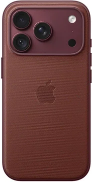 Origineel Apple iPhone 18 Pro Hoesje TechWoven Case MagSafe Back Cover Burgundy