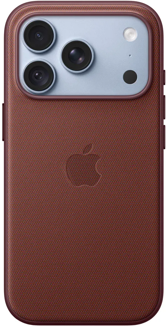 Origineel Apple iPhone 18 Pro Hoesje TechWoven Case MagSafe Back Cover Burgundy afbeelding 3