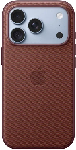 Origineel Apple iPhone 18 Pro Hoesje TechWoven Case MagSafe Back Cover Burgundy afbeelding 3