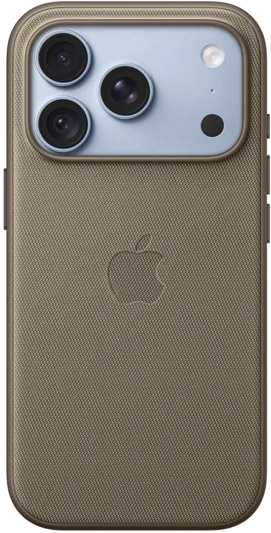 Origineel Apple iPhone 18 Pro Hoesje TechWoven Case MagSafe Back Cover Bruin afbeelding 3