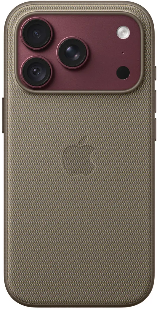 Origineel Apple iPhone 18 Pro Hoesje TechWoven Case MagSafe Back Cover Bruin afbeelding 4