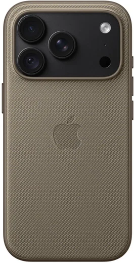Origineel Apple iPhone 18 Pro Hoesje TechWoven Case MagSafe Back Cover Bruin afbeelding 2