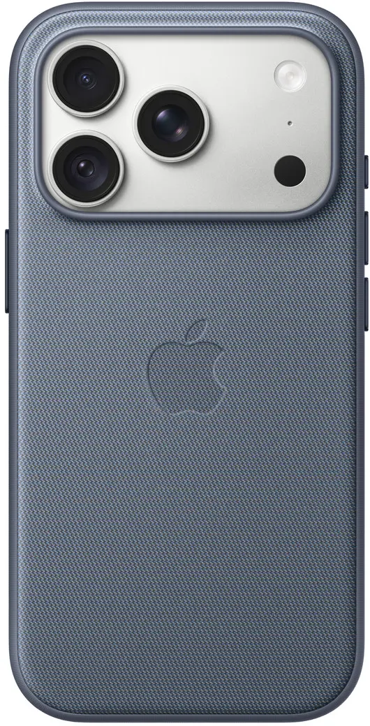 Origineel Apple iPhone 18 Pro Hoesje TechWoven Case MagSafe Back Cover Blauw afbeelding 2
