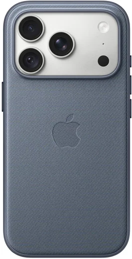 Origineel Apple iPhone 18 Pro Hoesje TechWoven Case MagSafe Back Cover Blauw afbeelding 2