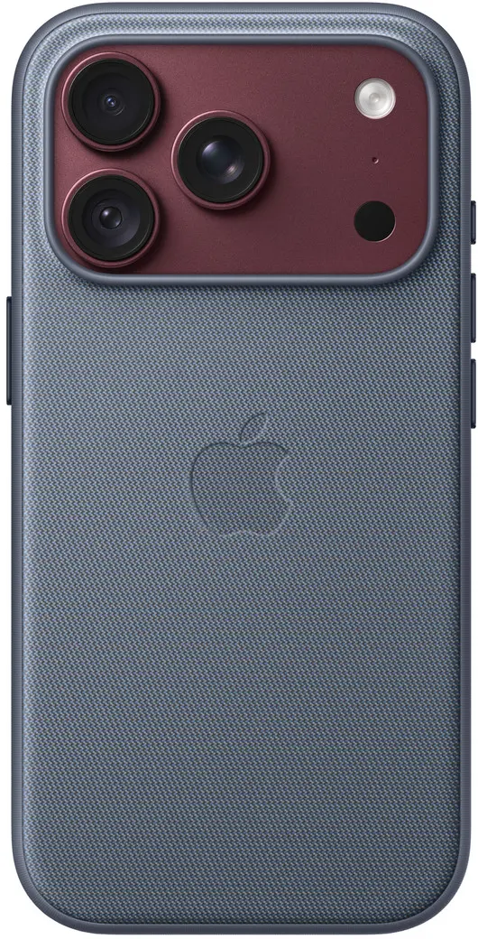 Origineel Apple iPhone 18 Pro Hoesje TechWoven Case MagSafe Back Cover Blauw afbeelding 3