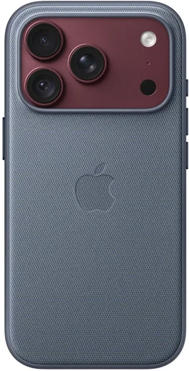 Origineel Apple iPhone 18 Pro Hoesje TechWoven Case MagSafe Back Cover Blauw afbeelding 3