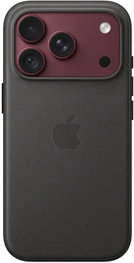 Origineel Apple iPhone 18 Pro Hoesje TechWoven Case MagSafe Back Cover Zwart afbeelding 2