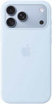 Origineel Apple iPhone 18 Pro Max Hoesje MagSafe Silicone Case Licht Blauw