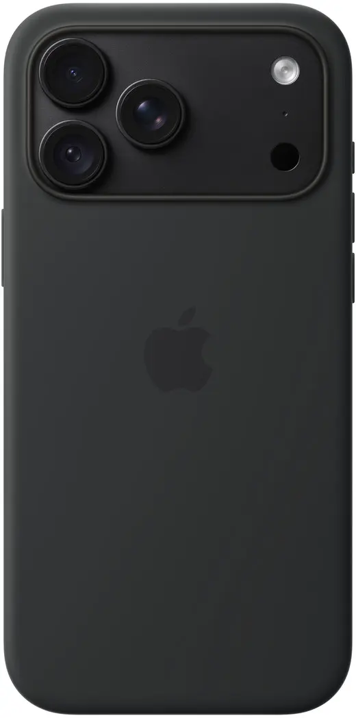 Origineel Apple iPhone 18 Pro Max Hoesje MagSafe Silicone Case Zwart afbeelding 1