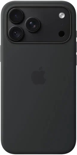 Origineel Apple iPhone 18 Pro Max Hoesje MagSafe Silicone Case Zwart afbeelding 1