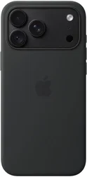 Origineel Apple iPhone 18 Pro Max Hoesje MagSafe Silicone Case Zwart afbeelding