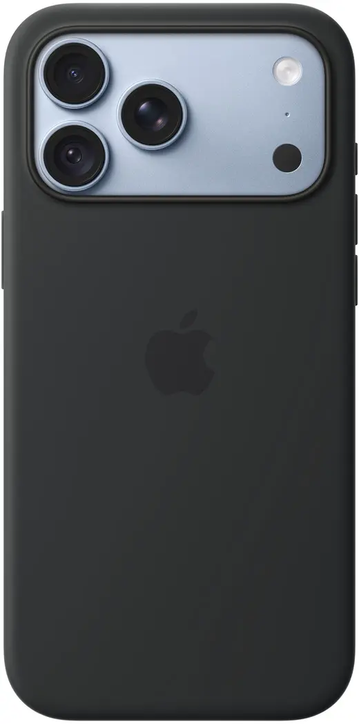 Origineel Apple iPhone 18 Pro Max Hoesje MagSafe Silicone Case Zwart afbeelding 3