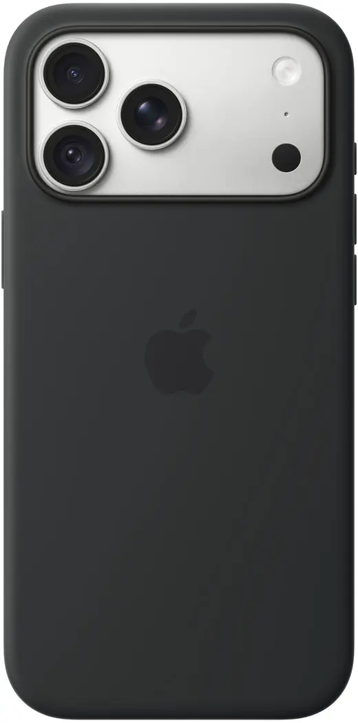 Origineel Apple iPhone 18 Pro Max Hoesje MagSafe Silicone Case Zwart afbeelding 4