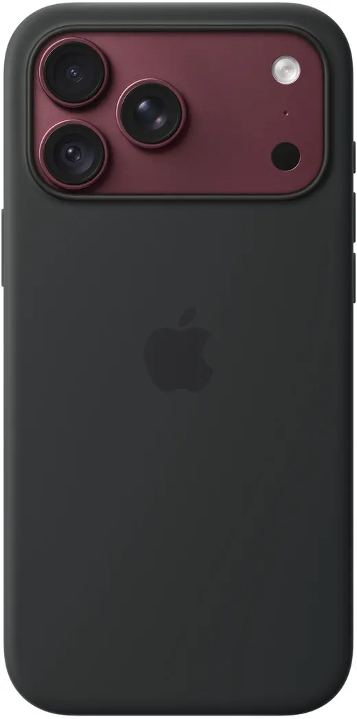 Origineel Apple iPhone 18 Pro Max Hoesje MagSafe Silicone Case Zwart afbeelding 2