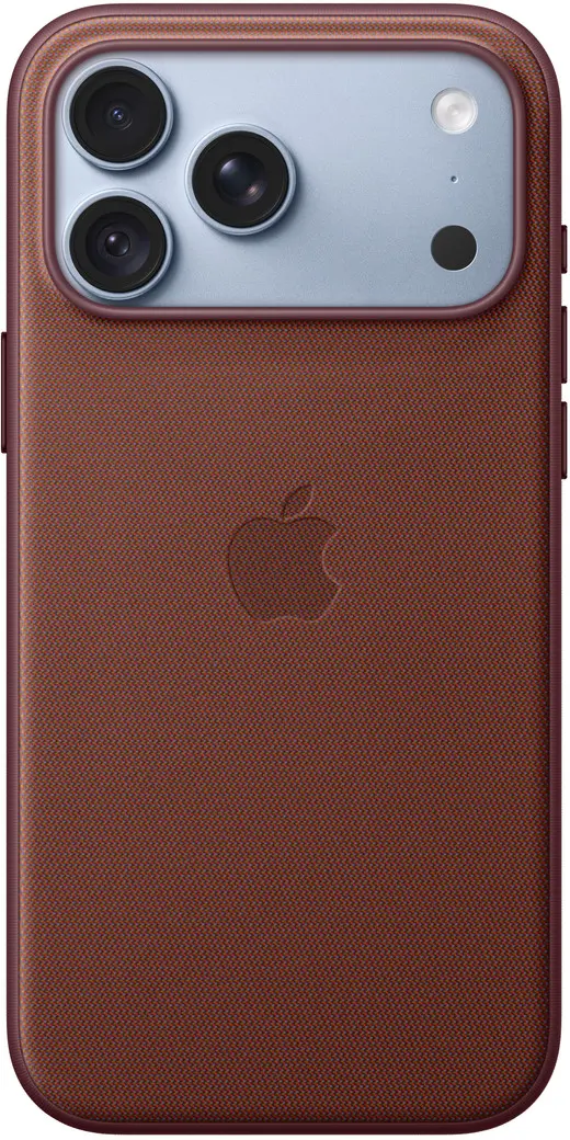 Origineel Apple iPhone 18 Pro Max Hoesje TechWoven MagSafe Back Cover Burgundy afbeelding 2