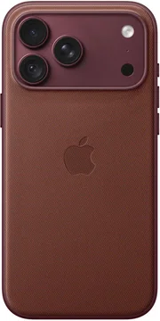 Origineel Apple iPhone 18 Pro Max Hoesje TechWoven MagSafe Back Cover Burgundy
