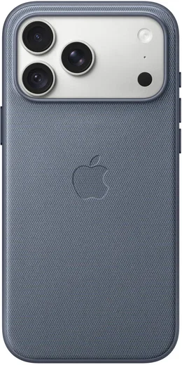 Origineel Apple iPhone 18 Pro Max Hoesje TechWoven MagSafe Back Cover Blauw afbeelding 2