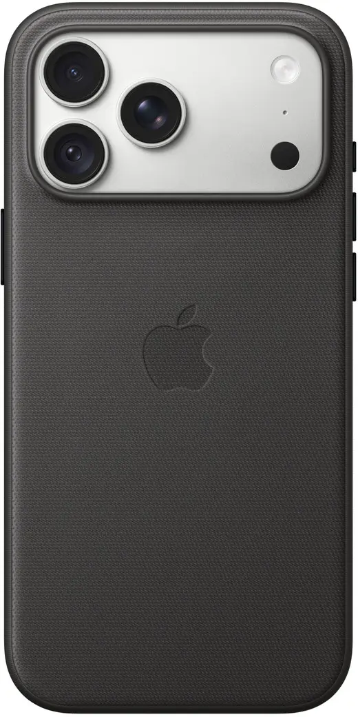 Origineel Apple iPhone 18 Pro Max Hoesje TechWoven MagSafe Back Cover Zwart afbeelding 2