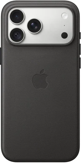 Origineel Apple iPhone 18 Pro Max Hoesje TechWoven MagSafe Back Cover Zwart afbeelding 2