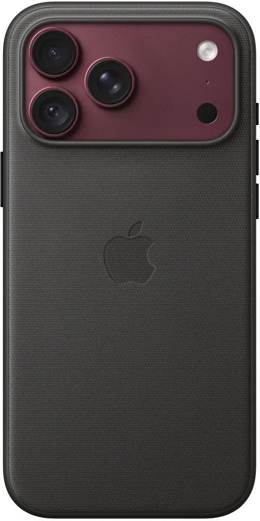 Origineel Apple iPhone 18 Pro Max Hoesje TechWoven MagSafe Back Cover Zwart afbeelding 3