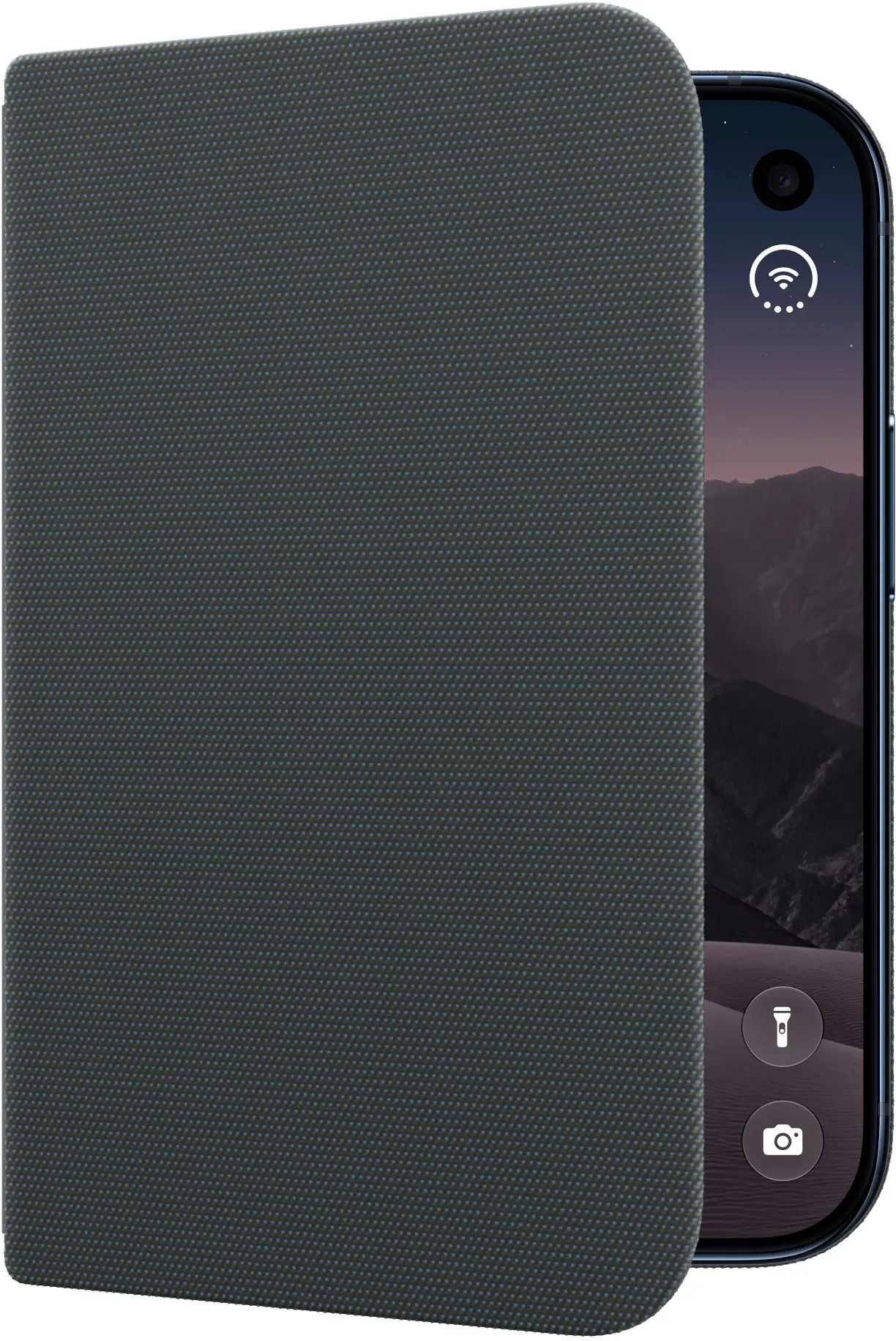 Origineel Apple iPhone Duo Folio Hoesje MagSafe met Standaard Navy afbeelding 3