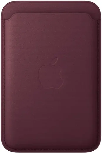 Originele Apple FineWoven Wallet MagSafe Kaarthouder Zoek-Mijn Burgundy afbeelding 1