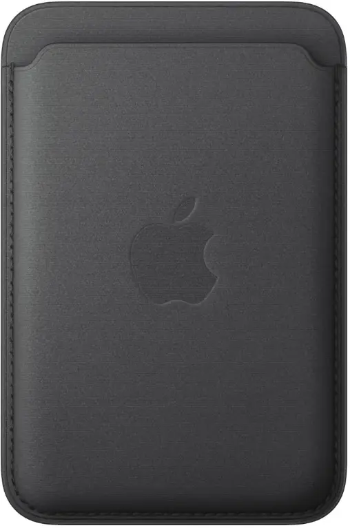 Originele Apple FineWoven Wallet MagSafe Kaarthouder Zoek-Mijn Zwart afbeelding 1