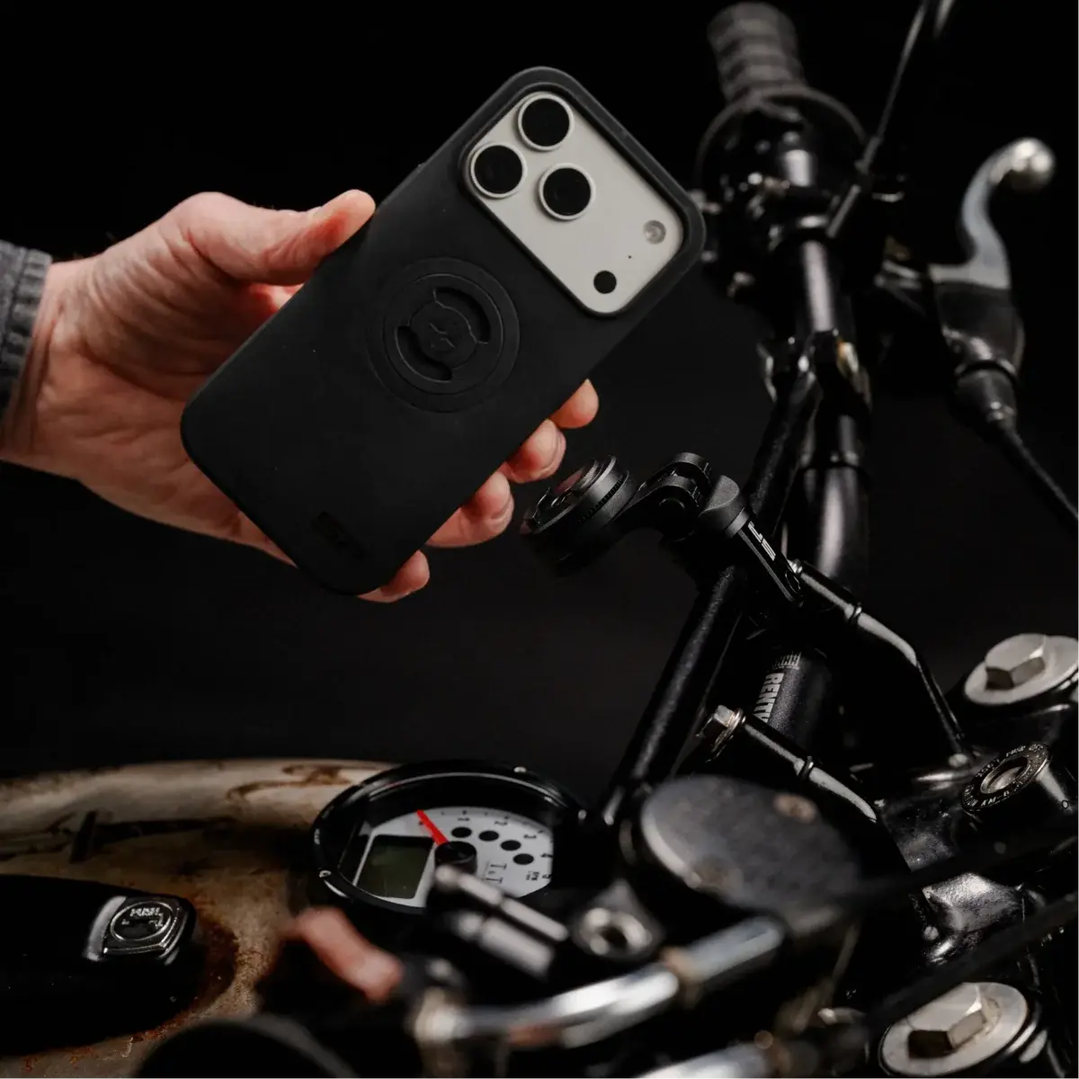SP Connect Crossbar Mount Pro - Telefoonhouder Motor voor SPC+ Hoesjes Zwart afbeelding 7