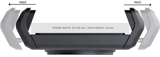 SP Connect Universele Verstelbare Magnetische Telefoonhouder Pro Zwart afbeelding 9