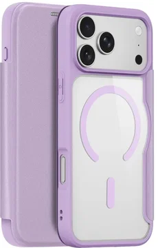 Dux Ducis Skin X Pro Apple iPhone 18 Pro / 17 Pro Hoesje MagSafe Book Case Roze
