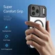 Dux Ducis Aimo Apple iPhone 18 Pro / 17 Pro Hoesje MagSafe Back Cover Zwart afbeelding 5