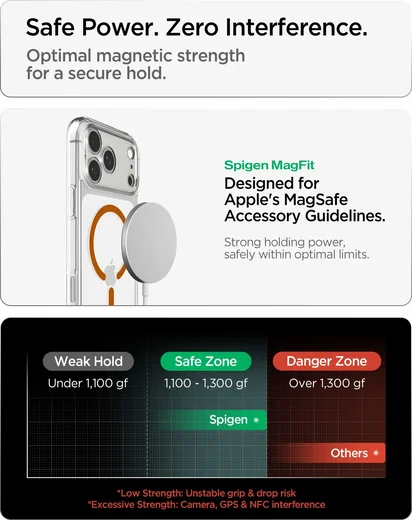 Spigen Ultra Hybrid MagFit iPhone 18 Pro Max / 17 Pro Max Hoesje Clear Oranje afbeelding 9