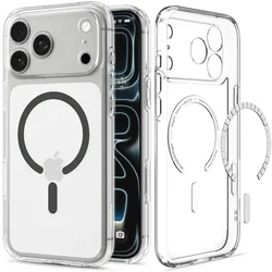 Spigen Ultra Hybrid MagFit iPhone 18 Pro Max / 17 Pro Max Hoesje Graphite afbeelding